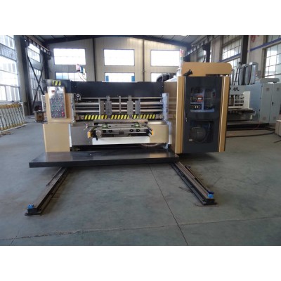 Full Automatic Printing Gluing Strapping Linkage Line Carton Box Making Machinery